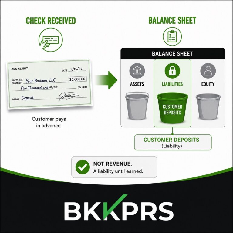 Capacity reservation deposits aren't revenue. Learn how electrical contractors should book commercial deposits to protect their financials.